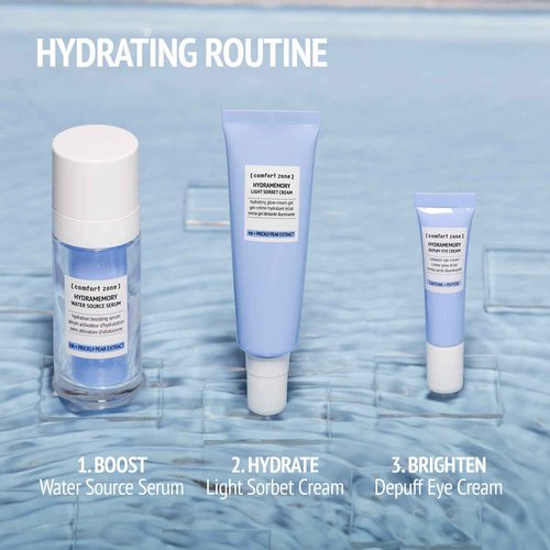 [ comfort zone ] Hydramemory Light Sorbet Cream | Hydrate And Soothe Skin | Climate Adaptability With Non Greasy Formula | 2.03 Fl. Oz.