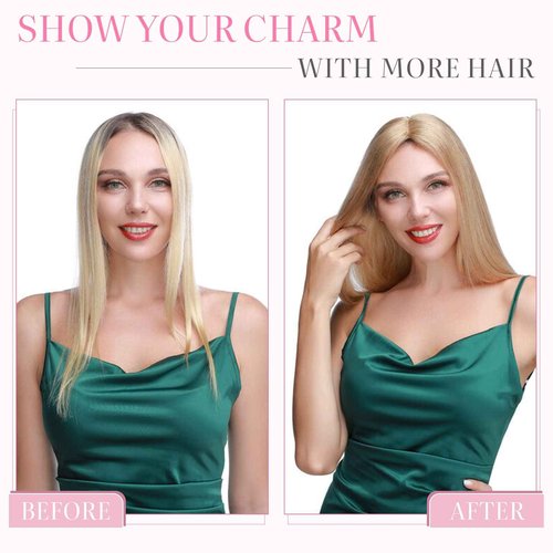 Rich Choices Hair toppers for women real human hair, 10 * 12cm silk base, Dark Brown hair pieces for women with thinning hair, no bangs 14 Inch #02