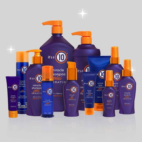 It's a 10 Haircare Miracle Oil Plus Keratin, 3 fl. oz. (Pack of 4)