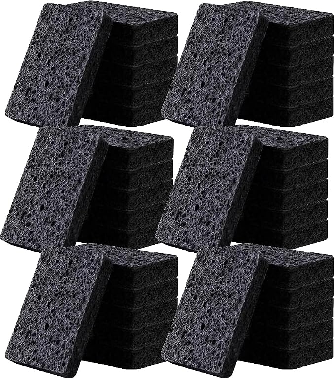 36 - Pack Non-Scratch Scrub Sponges - Sponges for Dishes and Washing Dishes, Cleaning Sponges for Kitchen Home and More(Black