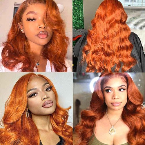 Wahairse Human Hair Bundles Body Wave 350# Color Human Hair Unprocessed Brazilian Virgin 3 Bundles Quick Weave Human Hair Extensions (350# Body Wave,24 26 28)