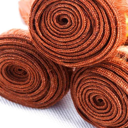 Giginger Brazilian Human Hair Bundles 26 28 30 inch Orange Jerry Curly Bundles 350 Color Human Hair Ginger Orange Unprocessed Virgin Quick Weave Hair for Black Women