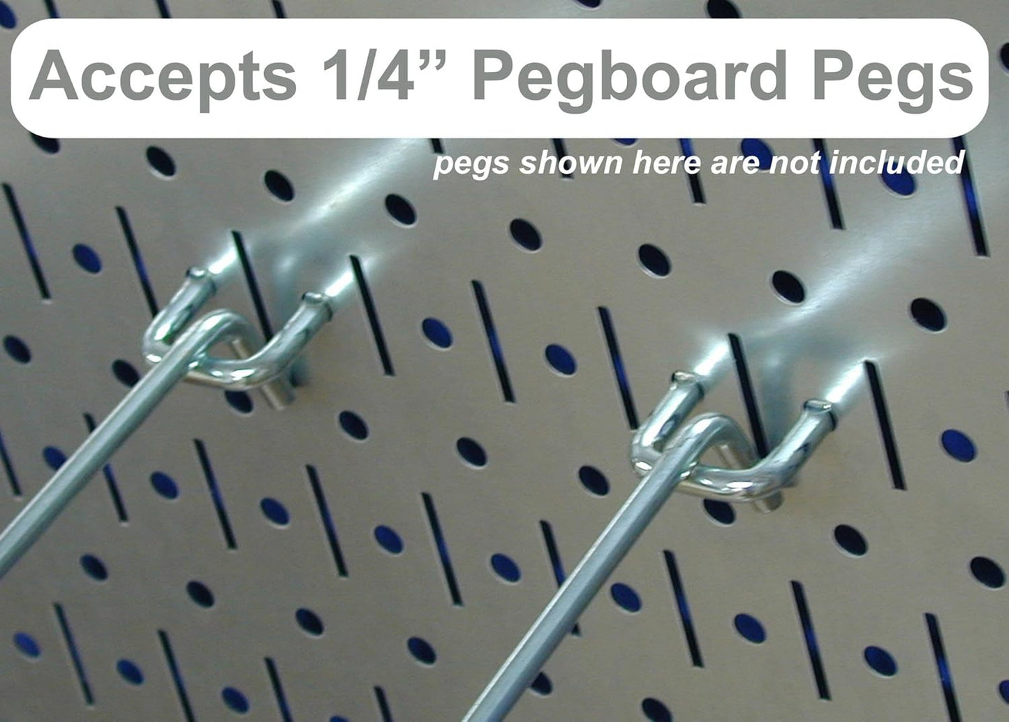 Wall Control Pegboard Organizer 4 ft. Metal Pegboard Standard Tool Storage Kit with Green Toolboard and White Accessories