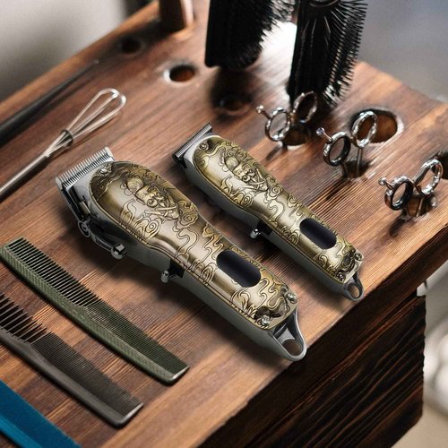 Karrte Men’s Grooming Kit Professional Hair Clippers and Shaver for Men,Electric Razor and Nose Trimmer Set,Gifts for Men