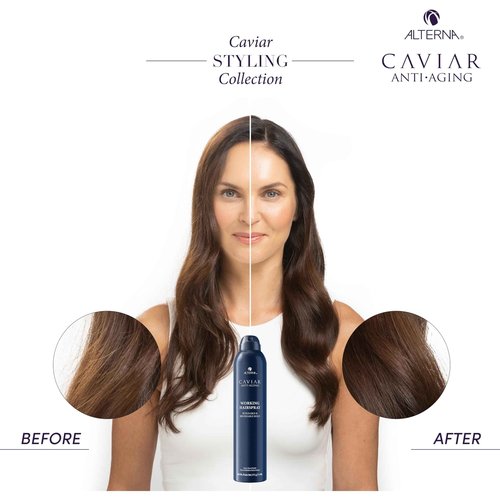 Alterna Caviar Anti-Aging Professional Styling Working Hair Spray, Flexible Hold, 15.5 oz, Pack of 2