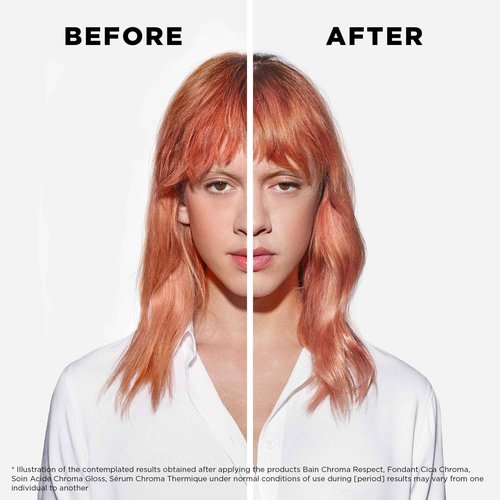 Kerastase Chroma Absolu Chroma Shampoo & Conditioner Set For Sensitized or Damaged Color-Treated Hair - Protects and Hydrates With Glycerin and Hyaluronic Acid