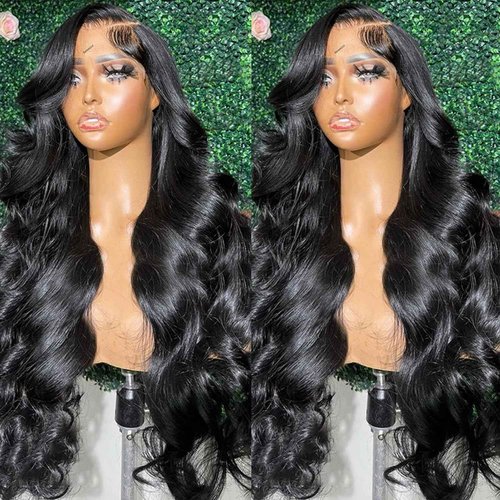 Nognut Body Wave Lace Front Wigs Human Hair 13x4 Frontal Wigs Human Hair HD Lace Pre Plucked Wigs for Women Glueless Wigs Lace Front Wigs Body Wave Wig 28 Inch