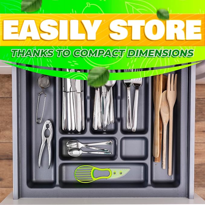 Avocado Slicer Tool 3 in 1 – Food-Grade Plastic Cutter, Peeler & Pit Remover for Easy Slicing, Scooping & Quick Food Prep – Easy to Use Avocado Peeler Tool | Durable Ergonomic Design Kitchen Gadget