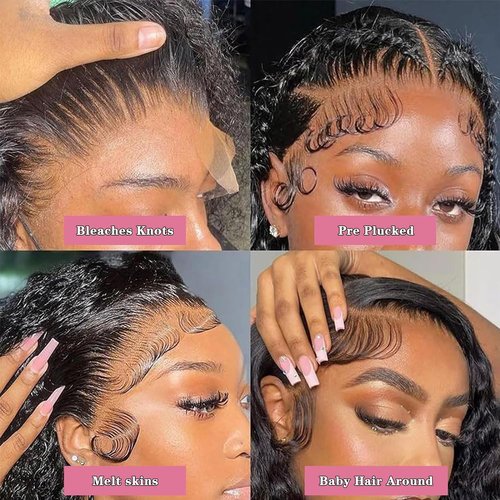 13x4 Body Wave Lace Front Wigs Human Hair for Women Pre Plucked 22 Inch with Baby Hair 13x4 HD Transparent Lace Front Wigs 180% Density Brazilian Virgin Human Hair Wigs