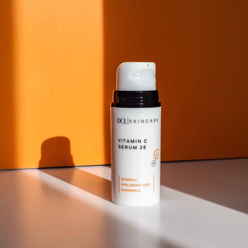 DCL Skincare Vitamin C Serum 25 with 25% Vitamin C & Hyaluronic Acid, 1 fl oz.