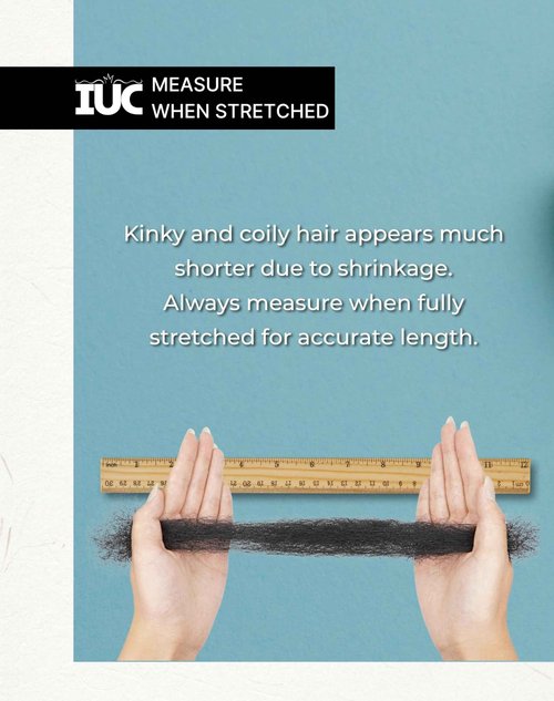 IUC Afro Kinkys Bulk Human Hair (18 Inch, 50g, Ginger) 4C Afro Kinky-Curly 100% Human Hair, Ideal for Braiding, Twists, Dreadlocks, Loc Repair, Kid-Friendly