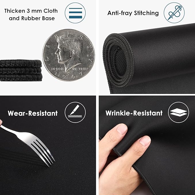 Dizzy Balloon Large Extended Mouse Pad with Durable Stitched Edges, 31.50"x15.75"x0.12", Mouse Mat Desk Mat for Home and Office, Black Large Gaming Mousepad, Keyboard Mat with Non-Slip Rubber Base