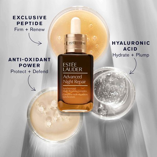Estée Lauder Advanced Night Repair Eye Cream 3-Piece Travel Size Skincare Gift Set | Repair + Brighten + Hydrate | Includes Face Serum 0.23 Fl Oz + Eye Cream 0.5 Fl Oz + 0.17 Fl Oz