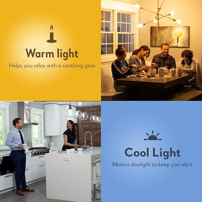 Bulbrite Solana G25 WIFI Connected Edison Filament LED Smart Light Bulb, Clear