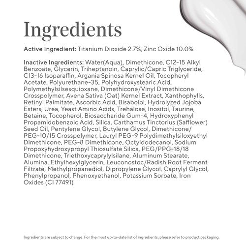 Murad Environmental Shield City Skin Age Defense Broad Spectrum SPF 50-100% Mineral Sunscreen - Blue Light Defense - SPF 50 Environmental Defense Sunscreen - Light Sunscreen for Face, 1.7 Fl Oz