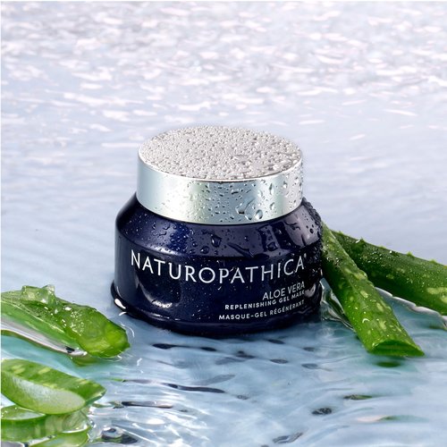Naturopathica Aloe Vera Replenishing Gel Mask, Hydrating Face Mask Rich in Antioxidants, Cooling Facial Mask to Calm Redness & Soothe Sensitive Skin, 1.69 fl oz