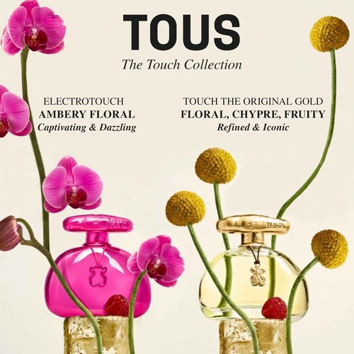 TOUS Touch Eau de Toilette Spray For Women. Floral, Fruity Fragrance With Notes of Freesia, Jasmine, and Vanilla. Sophisticated and Elegant Scent for Daily Wear, 3.4 Oz
