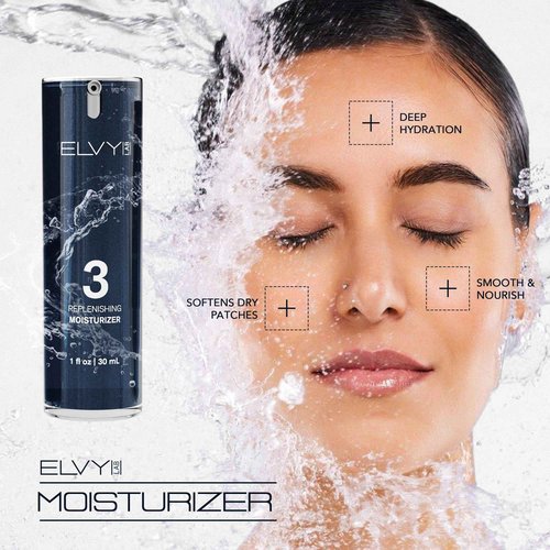 ELVY Lab Skin Care Set For Men & Women | 4-in-1 Vegan & Cruelty-Free Skin Care Kit | Dermatologist Developed | Anti-Aging With Deep Cleanser, Vitamin C Serum, Moisturizer & Eye Cream | All Skin Types