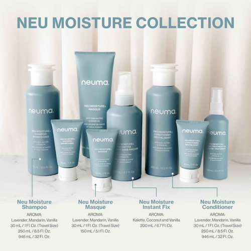 Neuma Neu Moisture Shampoo 32 Fl. Oz. Moisture Shampoo, Lavender, Mandarin & Vanilla Scent