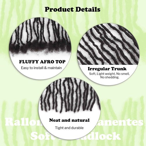 Orientfashion Micro Loc Extensions Human Hair,8 inch 0.6cm Thickness Soft Sisterlocs Extensions Human Hair Micro Locs Crochet Hair Can Be Bleached and Dyed.(8inch 0.6cm 60Strands, Natural black)