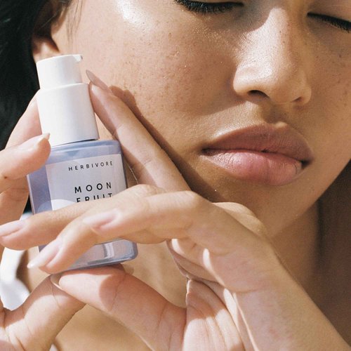 HERBIVORE Bakuchiol Retinol Alternative Moon Fruit Face Serum EXTRA STRENGTH – 1% Bakuchiol + Peptides, Smooths Skin, Reduces Fine Lines & Wrinkles, Plant-based, Vegan, Cruelty-free, 30mL / 1 oz