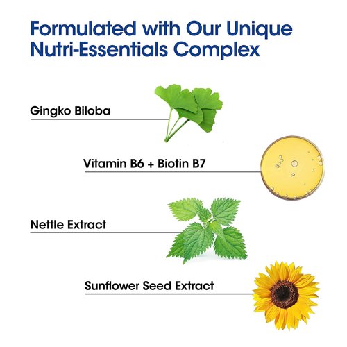 NUTRI-OX Gentle Shampoo & Conditioner & Tonic | Thicker, Fuller-Looking Hair | Color Treated Hair | Peppermint | Clinically & Dermatologically Tested | 33.8 Fl Oz