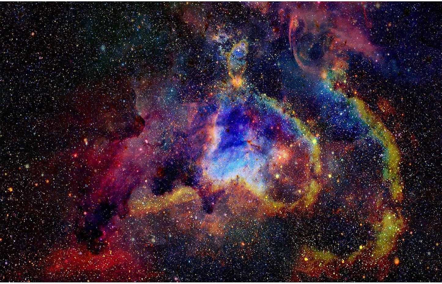 Outer Space Aquarium Background Fantasy Alien Planet Nebula and Galaxies Terrarium Background Stars Nebula Atmosphere Fish Tank Background Outer Space Reptile Tank Background 30x12in
