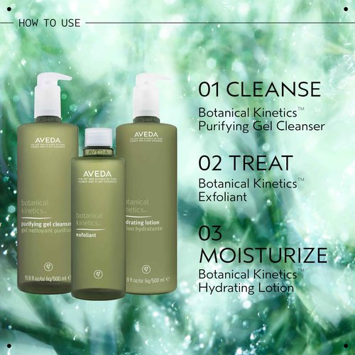 Aveda Botanical Kinetics Purifying Gel Cleanser | for Normal to Oily Skin | with Lavender and Vitamin E | 97% Naturally Derived*, 16.9 Fl Oz