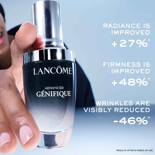 Lancôme Advanced Génifique Radiance Boosting Anti-Aging Face Serum - Visibly Hydrates & Plumps Skin - with Bifidus Prebiotic, Hyaluronic Acid & Vitamin Cg, 0.67 Fl Oz