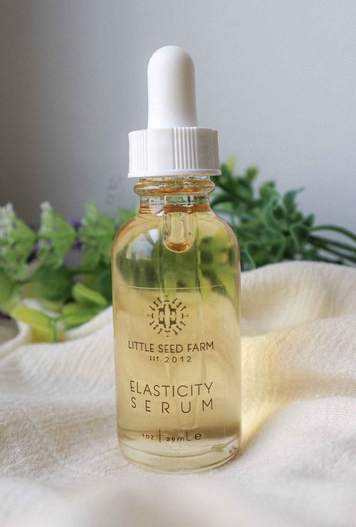 Little Seed Farm Activated Charcoal Bundle - Moisturizer + Soap + Elasticity Serum + Facial Mist Toner