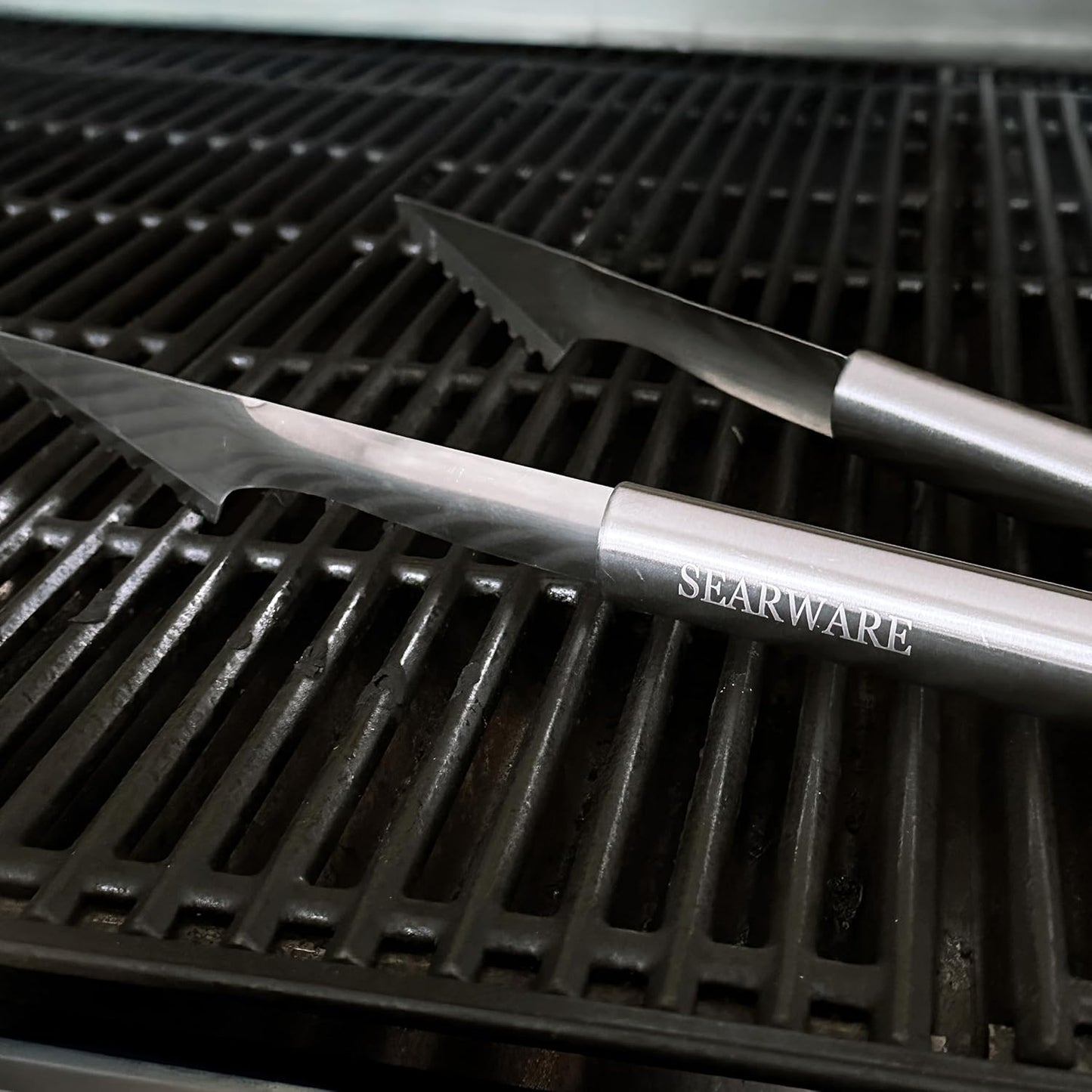 Barbecue Grill Tool Set - Stainless Steel - Strong Durable Design - Heat Resistant Glove & Bristle Free Grill Brush - Thermometer, Meat Injector, & Corn Skewers - Perfect For Smokers & Grills