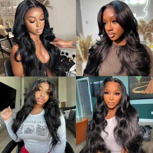V Part Wig Human Hair Body Wave Upgrade With Clips Brazilian Virgin Human Hair V Part Wigs For Black Women Glueless Beginner Friendly 20Inch