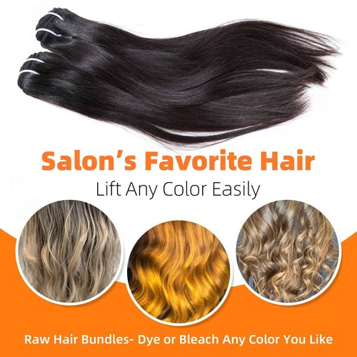 One Donor Lift 613 Raw Straight Bundles Human Hair Indian Hair 1 Bundle 16 Inches Unprocessed 100% Cuticle Aligned Virgin Human Hair Weave