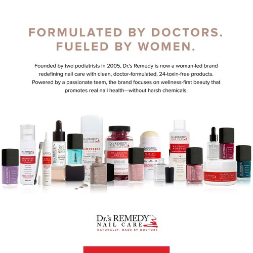 Dr’s Remedy 5 Pack Nail Polish Treatment Kit, Non Toxic and Organic All Natural Enriched Nail Strengthener Set