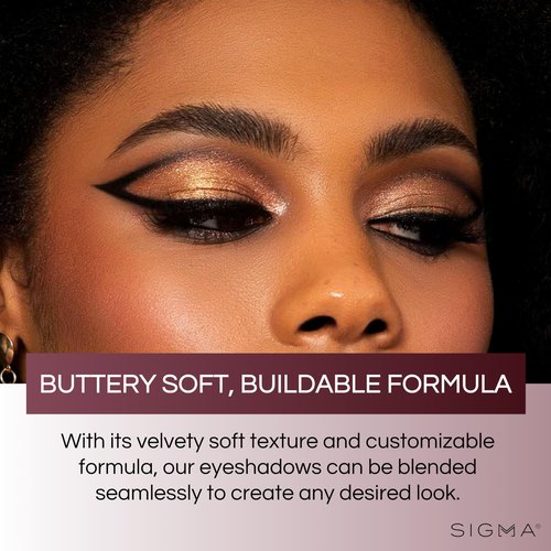 Sigma Beauty Cor-De-Rosa Eyeshadow Palette - 14 Warm Eyeshadow Shades in Matte, Shimmer and Metalic Finishes - Highly Pigmented Vegan Eye Makeup Palette - Clean Beauty Products