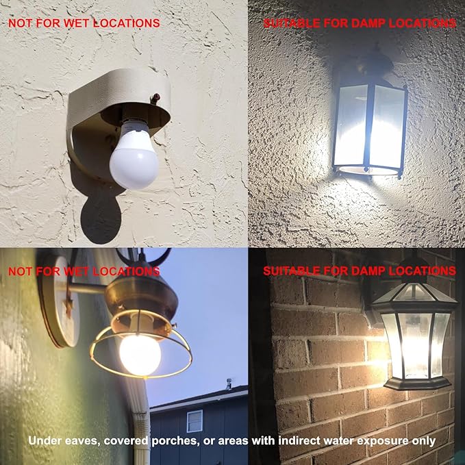 Vgogfly Dusk to Dawn Light Bulb Warm White