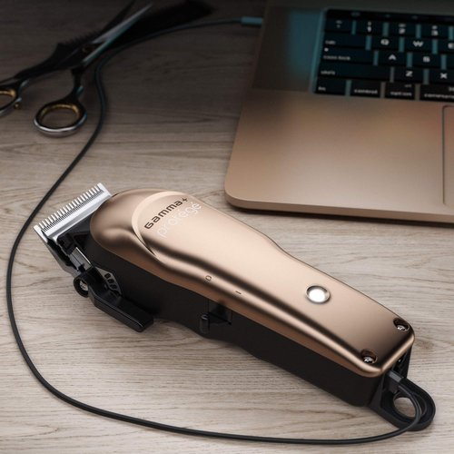 GAMMA+ Protégé Professional Supercharged Low Noise Cordless Hair Clipper