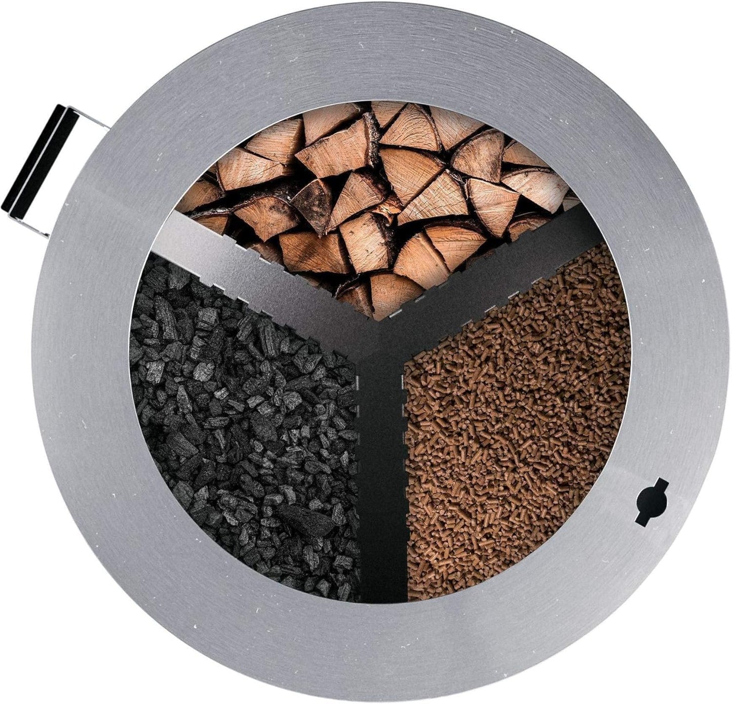 Breeo Smokeless Fire Pit (Y Series - Stainless Steel) | 21 inch Portable Smokeless Firepit for Outside | 31 Pounds | Ideal for Families Compatible with Wide Range of Breeo Accessories