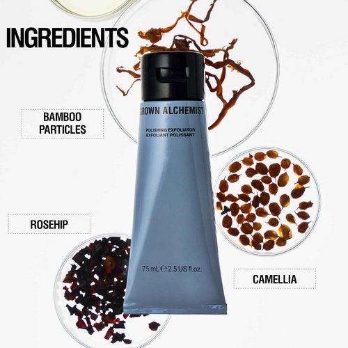 Grown Alchemist :: Polishing Facial Exfoliant with Pink Grapefruit and Glucomannan Extract (75ml / 2.53oz)