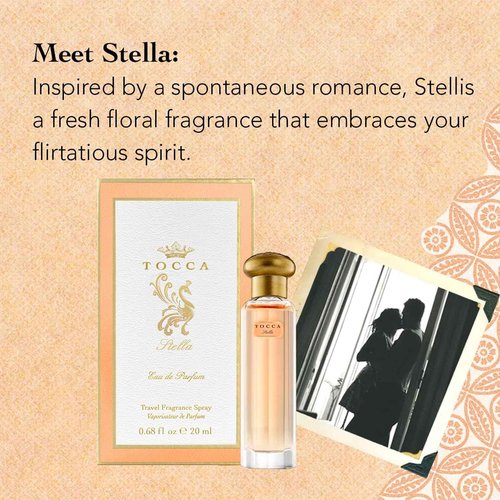 Tocca Dry Body Oil (100 ml) and Eau de Parfum (20 ml) in Stella - Fresh Floral, Blood Orange, Freesia, Spicy Lily