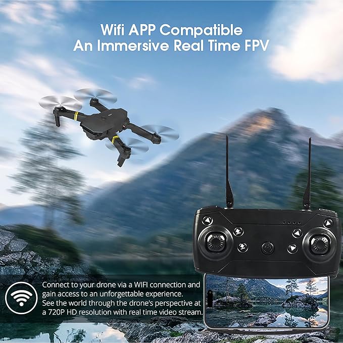 Falcon 4K Drone with Camera | Quadcopter Drones for Kids Falcon Drone for Adults, Beginner Drone and Pros and TetraBeam Rechargeable Tactical Flashlight with Advanced COB LED Tech – USB Rechargeable