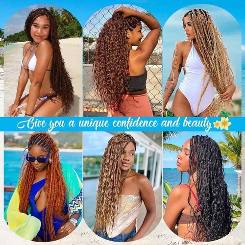 160g 5 Bundles Human Braiding Hair for Boho Braids 18 Inch Curly Boho Hair for Braiding Knotless 12A Deep Wave Bulk Bohemian Natural Black
