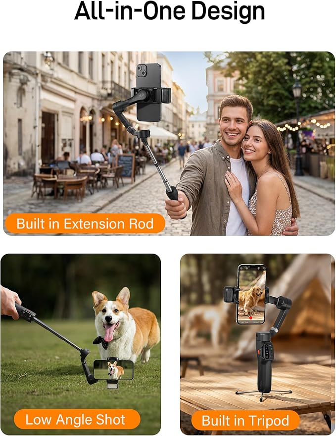hohem iSteady X3 Gimbal Stabilizer for iPhone & hohem iSteady M7 Gimbal Stabilizer for Smartphone