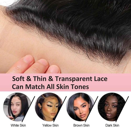 12A Human Hair Bundles 3 Bundles with Closure 14 16 18+12 Inch Body Wave Bundle Human Hair with 5x5 Closure 100% Brazilian Virgin Quick Weave Natural Black
