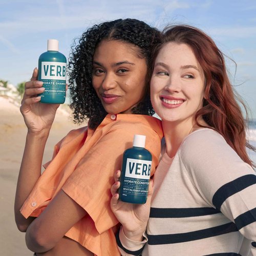 Hydrate Bundle: Shampoo & Conditioner Duo, 12 oz + VERB Hydrate Oil, 2 oz – + VERB Hair and Body Mist - Fragrance Amber & Jasmine, 5 oz