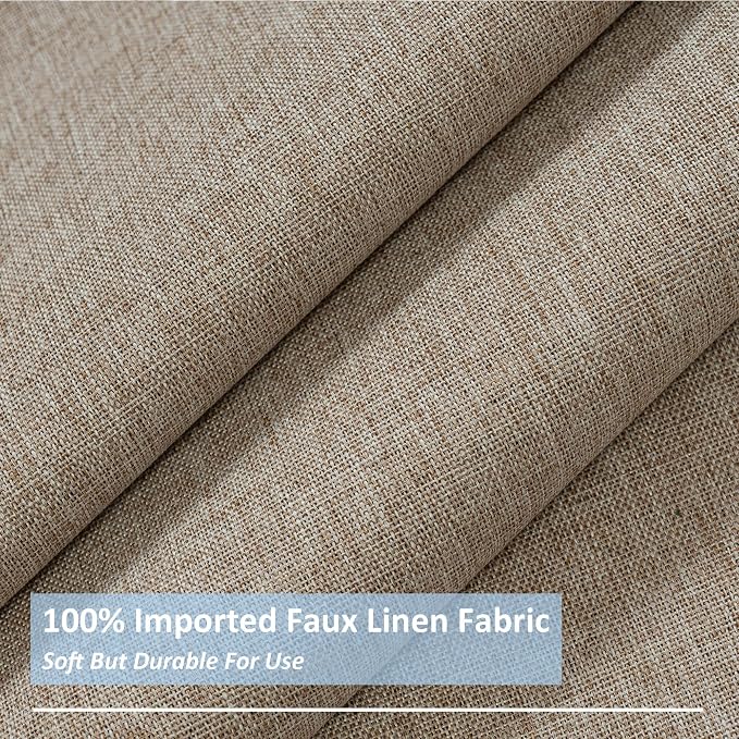 Faux Linen Armchair Caddy for Couch Remote Control Holder Non-slip Sofa Armset Organizer Caddy Storage for Recliner Couch 6 Pocket for Magazine 35"x19.5" Linen 1 Piece