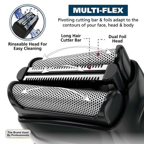 Wahl Clipper 2-in-1 Shaver and Hair Clipper Lithium-Ion Rechargeable Cord Cordless Hair Clipper and Shaver Combo Kit - Model 79568