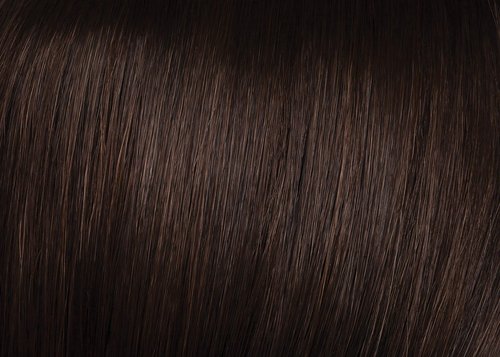 Hairdo 18" Human Hair Highlight Color R6 DARK CHOCOLATE - Extensions 1 piece Clip In 6 Pressure Sensitive Clips Women's Long Hair