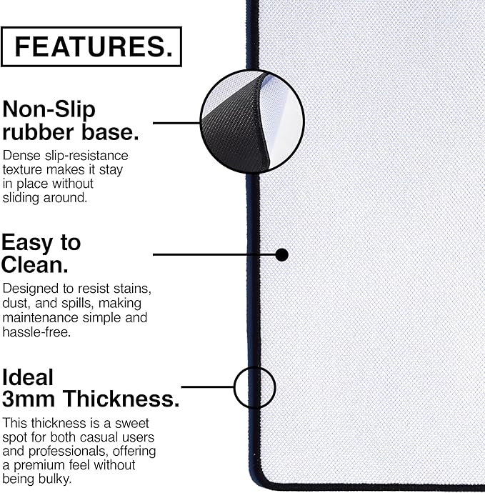 MPCO. Manga Motors Large Gaming Desk Pad - 36" x 17" Duraglyde Fabric Megumis-Mustangs Desk Mats - Washable, Smooth Glide for Precision Gaming & Work
