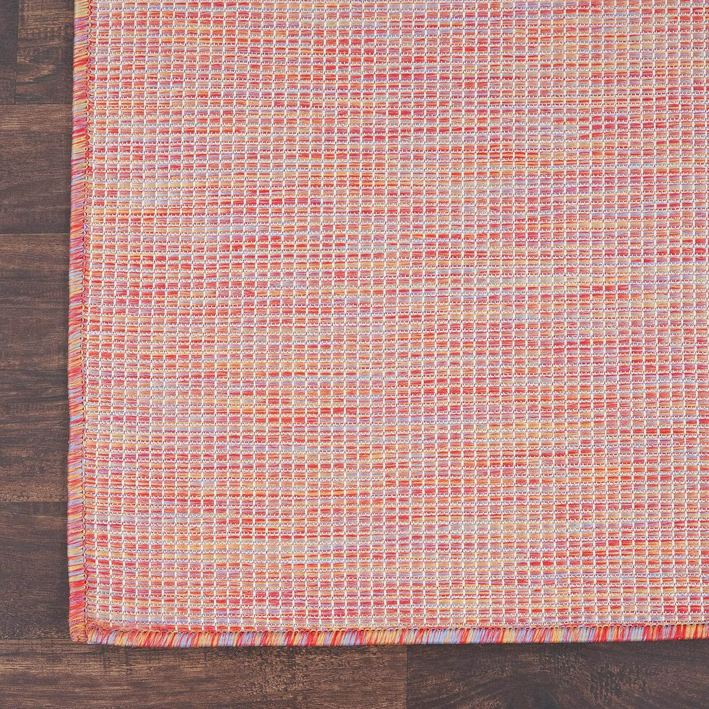 Nourison Home Positano Indoor/Outdoor Rainbow 2'2" x 12' Area Rug, Easy Cleaning, Non Shedding, Bed Room, Living Room, Dining Room, Backyard, Deck, Patio (2x12)